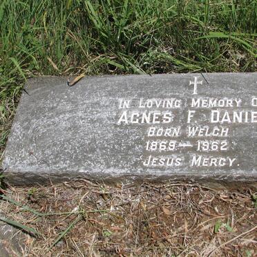 DANIEL Agnes F. nee WELCH 1869-1962