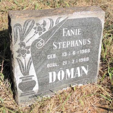 DOMAN Stephanus 1968-1968