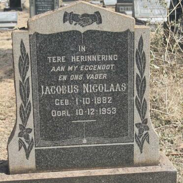 DYK Jacobus Nicolaas, van 1882-1953