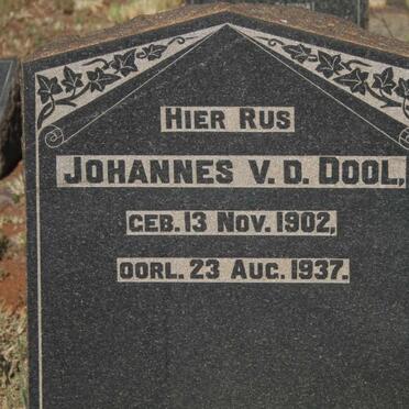 DOOL Johannes, v.d. 1902-1937