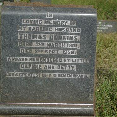 DODKINS Thomas 1901-1936