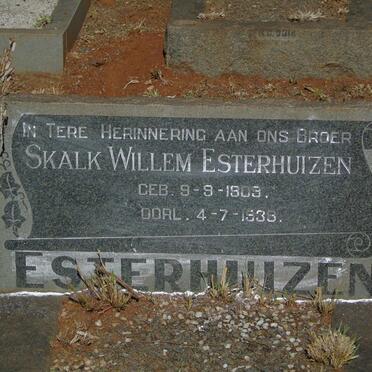 ESTERHUIZEN Skalk Willem 1909-1938