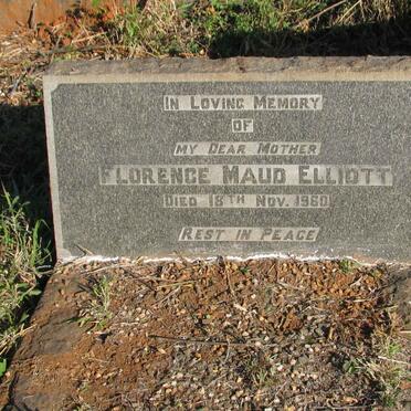 ELLIOTT Florence Maud -1960
