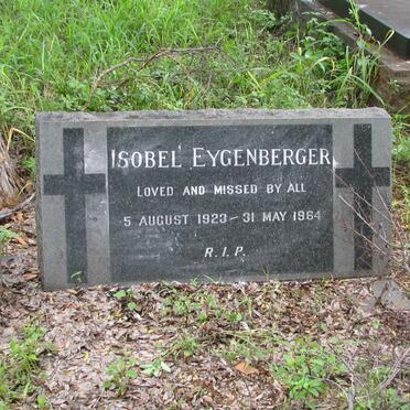 EYGENBERGER Isobel 1923-1964