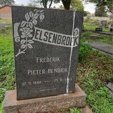 ELSENBROEK Frederik Pieter Hendrik 1888-1963