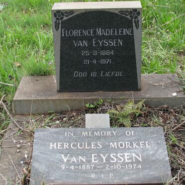 EYSSEN Hercules Morkel, van 1887-1974 :: VAN EYSSEN Florence Madeleine 1884-1917