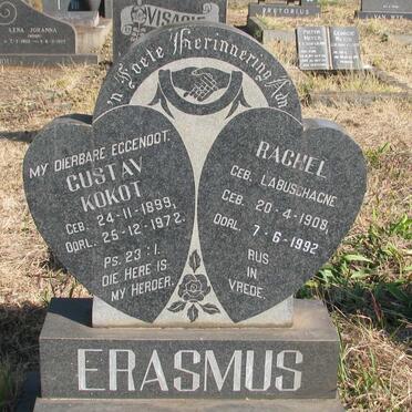 ERASMUS Gustav Kokot 1899-1972 &amp; Rachel LABUSCHAGNE 1908-1992