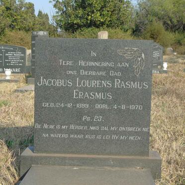 ERASMUS Jacobus Lourens Rasmus 1899-1970