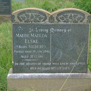 ELSKE Maude Matilda nee SIEBERT -1941
