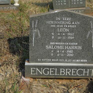 ENGELBRECHT Leon 1960-1989 :: ENGELBRECHT Salome Harris 1960-2010