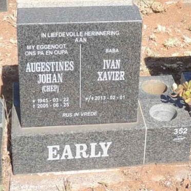 EARLY Augestines Johan 1945-2005 :: EARLY Ivan Xavier 2013-2013