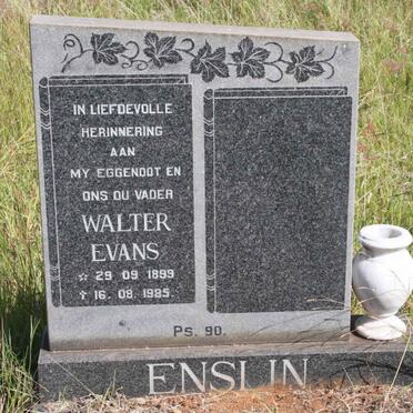 ENSLIN Walter Evans 1899-1985