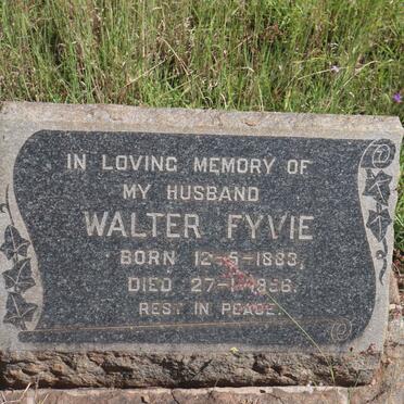 FYVIE Walter 1883-1956