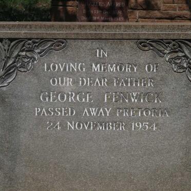 FENWICK George -1954 