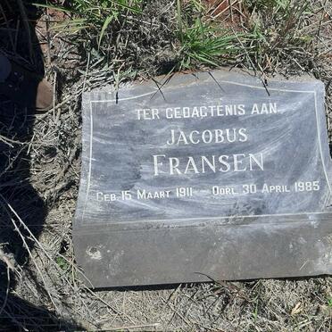 FRANSEN Jacobus 1911-1985