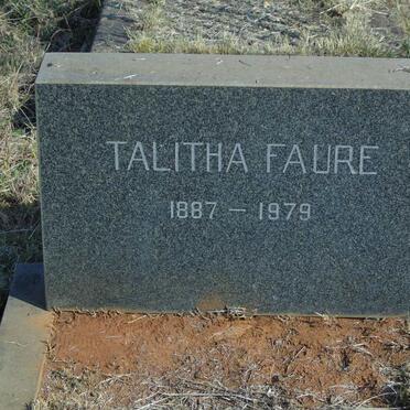 FAURE Talitha 1887-1979