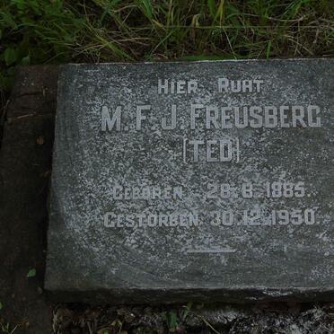 FREUSBERG M.F.J. 1885-1950