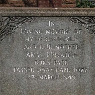 FENWICK Amy nee PAGE -1949