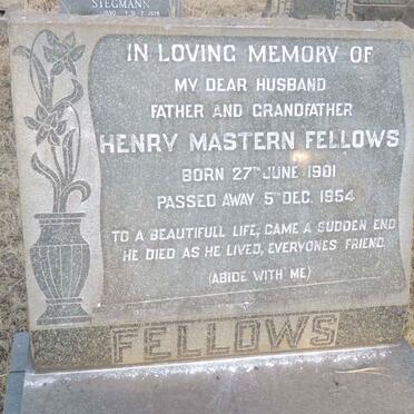FELLOWS Henry Mastern 1901-1954