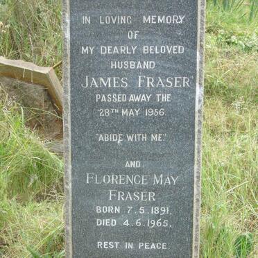 FRASER James -1956 & Florence May 1891-1965