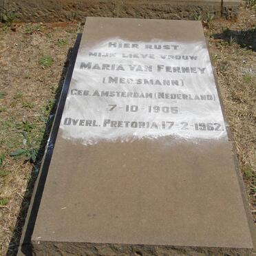 FERNY Maria, van nee MERSMANN 1905-1962