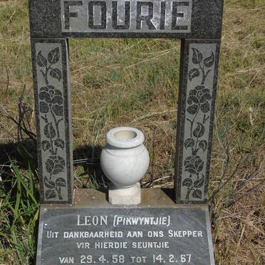 FOURIE Leon 1958-1967