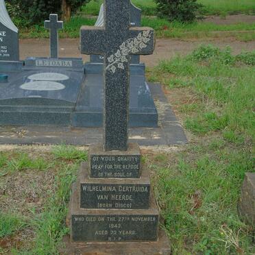 HEERDE Wilhelmina Gertruida, van nee DISCO -1943