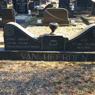 HEERDEN Jacobus Abraham, van 1906-1962 &amp; Lenie 1906-1968