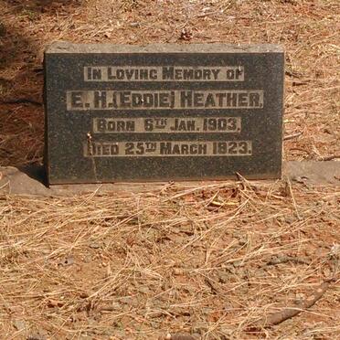 HEATHER E.H. 1903-1923