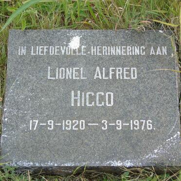 HIGGO Lionel Alfred 1920-1976