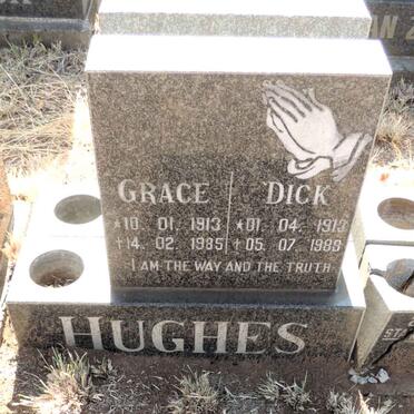 HUGHES Dick 1913-1988 & Grace 1913-1985