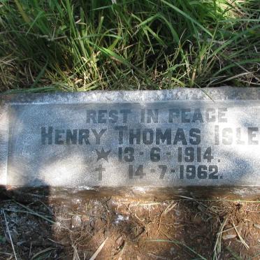 ISLES Henry Thomas 1914-1962