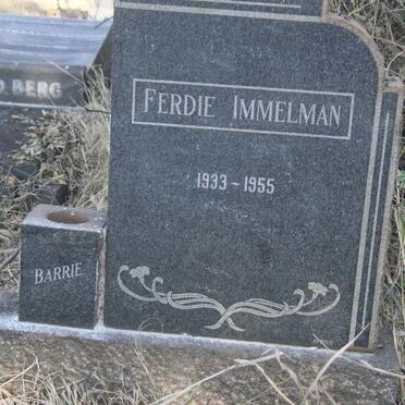 IMMELMAN Ferdie 1933-1955