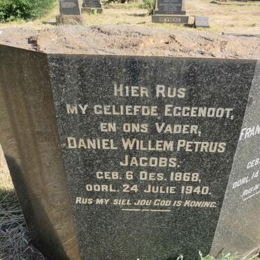 JACOBS Daniel Willem Petrus 1868-1940 :: JACOBS Franscois Hercules 1911-1988_2