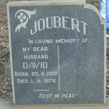 JOUBERT David 1908-1975