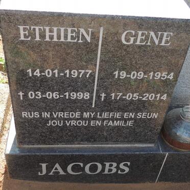 JACOBS Ethien 1977-1998 :: JACOBS Gene 1954-2014