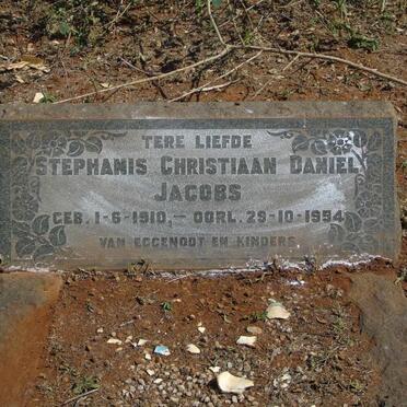 JACOBS Stephanis Christiaan Daniel 1910-1954
