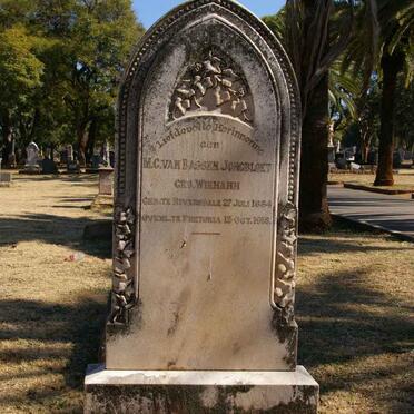 JONGBLOET M.C., VAN BASSEN nee WIEHAHN 1884-1918