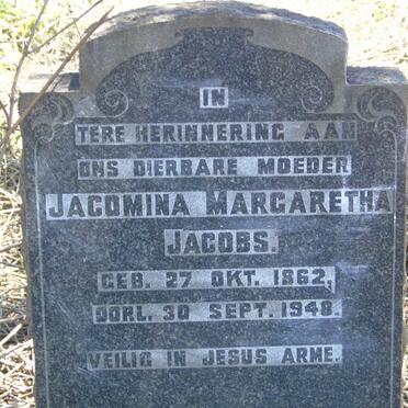 JACOBS Jacomina Margaretha 1862-1948