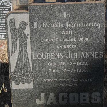JACOBS Lourens Johannes 1933-1955