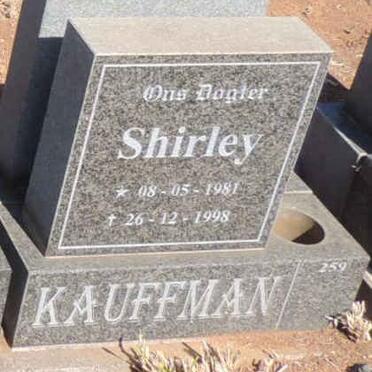 KAUFFMAN Shirley 1981-1998