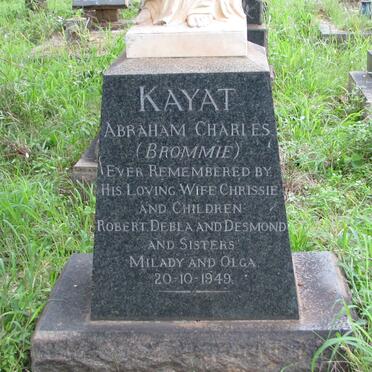 KAYAT Abraham Charles -1949