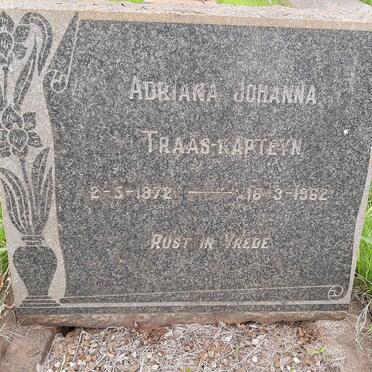 KAPTEYN Adriana Johanna,TRAAS- 1872-1962