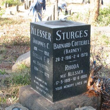 KLESSER Johannes C. 1891-1952 &amp; Stella F.R. HAYBITTEL 1894-1972