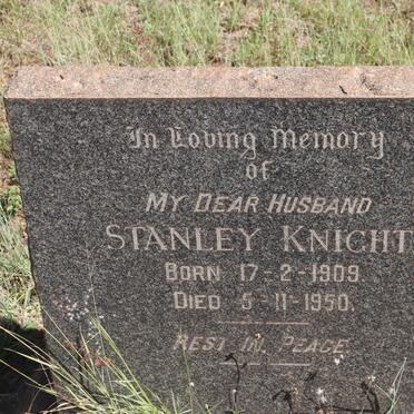 KNIGHT Stanley 1909-1950