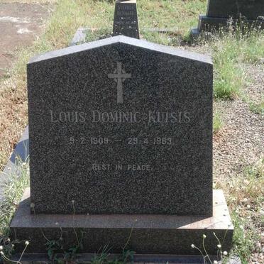 KUISIS Louis Dominic 1909-1963