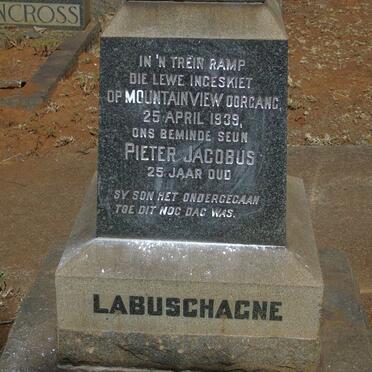 LABUSCHAGNE Pieter Jacobus -1939