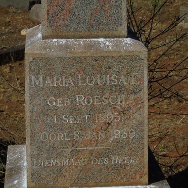 LABUSCHAGNE Johannes Adam 1890-1958 & Maria Louisa E. ROESCH 1895-1939_2