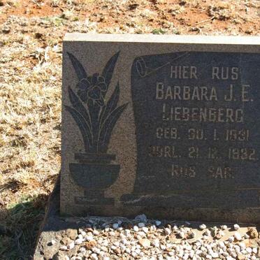 LIEBENBERG Barbara J.E. 1931-1932