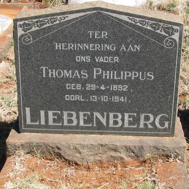 LIEBENBERG Thomas Philippus 1892-1941
